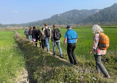 Rundvisning på Kantipur Collective Farming_Jysk landsbyudvikling i Nepal