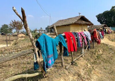 Vaskedag i en af landsbyerne_Jysk landsbyudvikling i Nepal